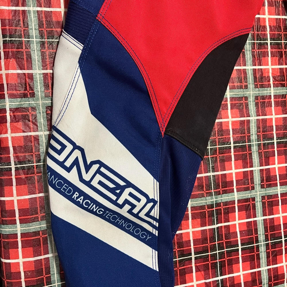 Dynamic Kids Racing Pants - Blue and Red - Picture 6 of 8